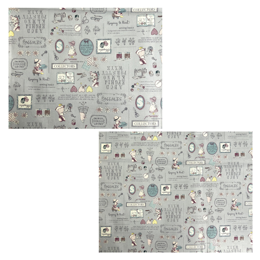 Japanese Cotton Fabric - Sunbonnet Sue (B)