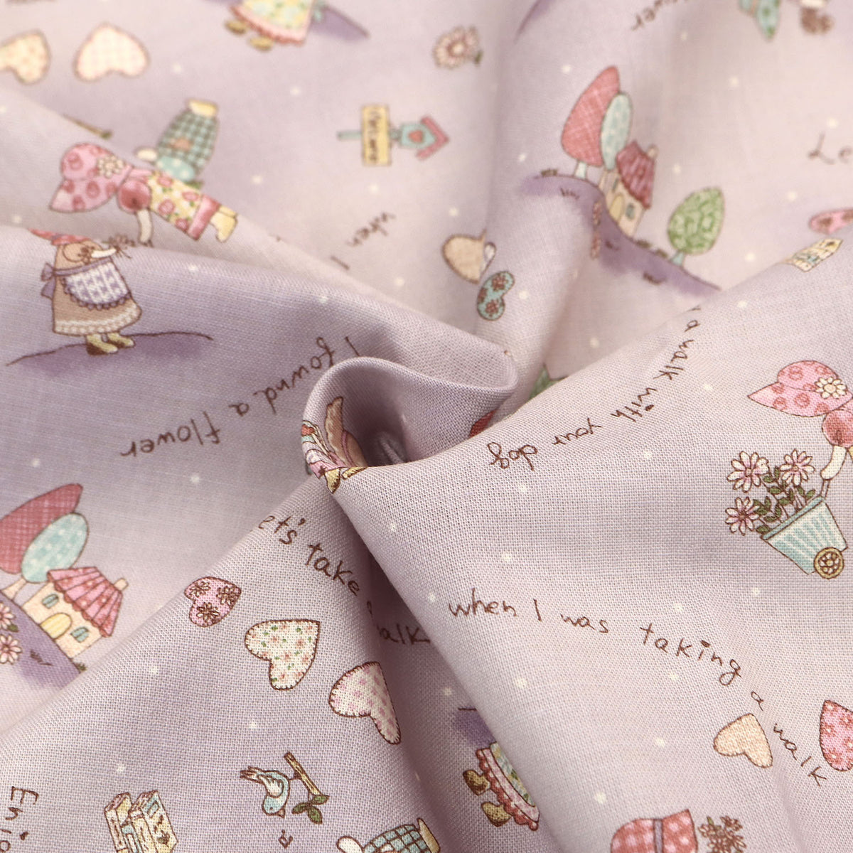 Japanese Cotton Fabric - Sunbonnet Sue (D)