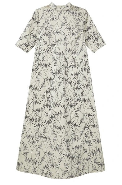 Japanese Sewing Pattern – Lady High Neck A-Line Long Dress