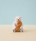 Hamanaka Needle Felting Kit – Shirokuma (White Bear) & Twisted Bread (Japanese Instructions Only)