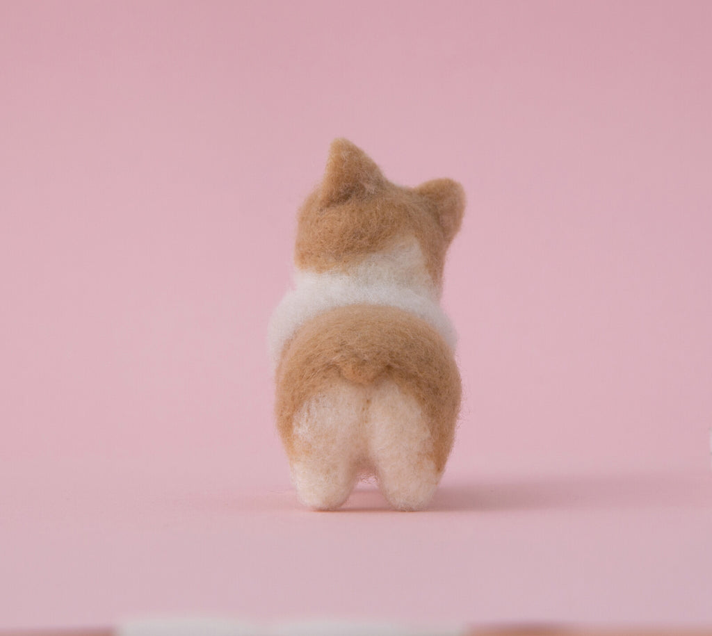 Hamanaka Needle Felting Kit – Corgi Dog (Japanese Instructions Only)