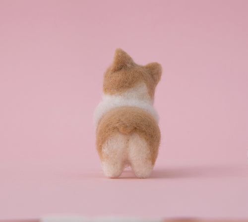 Hamanaka Needle Felting Kit – Corgi Dog (Japanese Instructions Only)