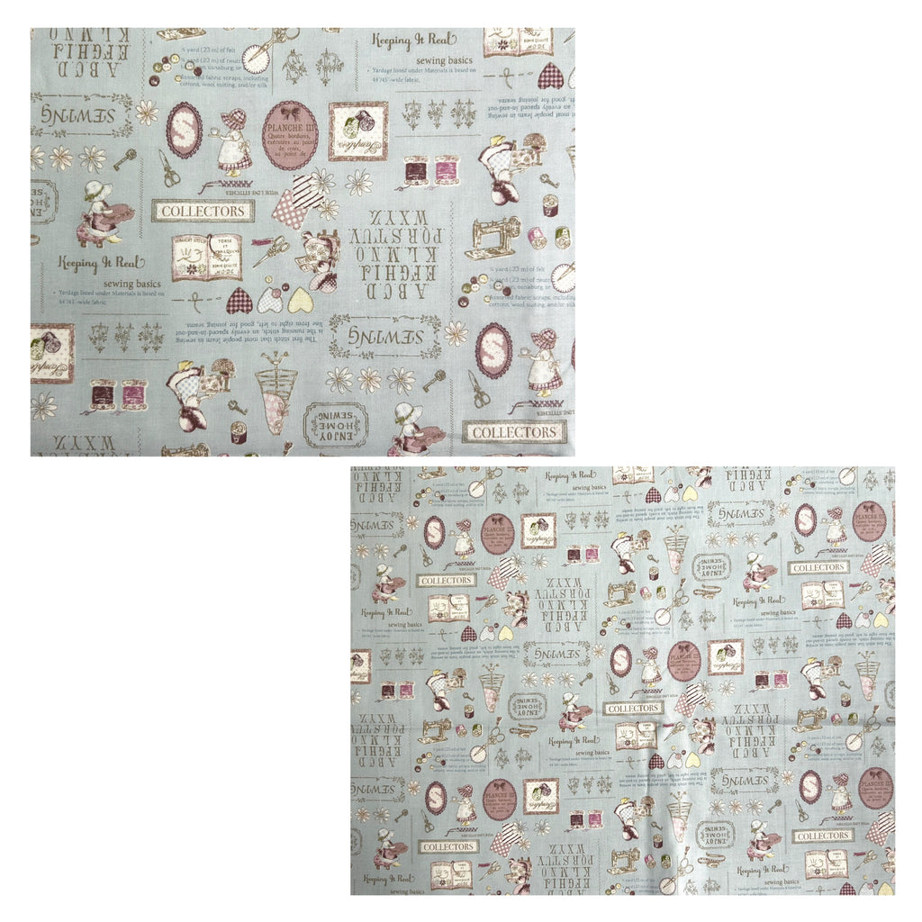 Japanese Cotton Fabric - Sunbonnet Sue (B)