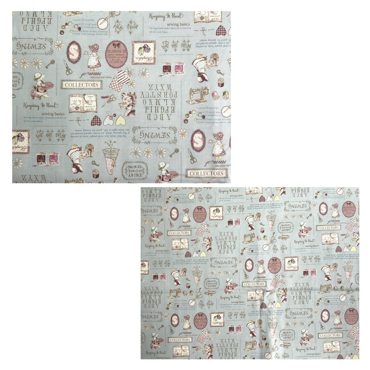 Japanese Cotton Fabric - Sunbonnet Sue (B)