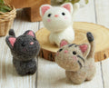 Hamanaka Needle Felting Kit – Little Friends Cats (English & Japanese Instructions)