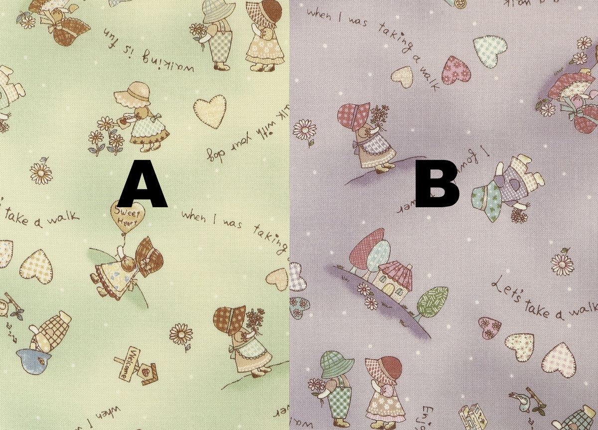 Japanese Cotton Fabric - Sunbonnet Sue (D)