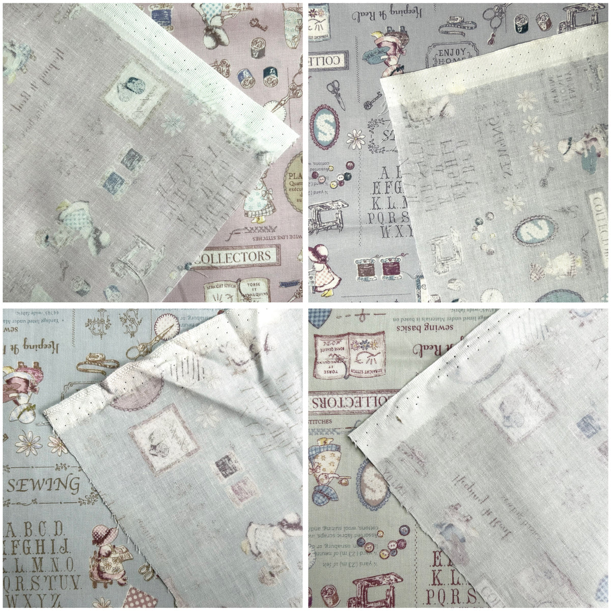 Japanese Cotton Fabric - Sunbonnet Sue (B)