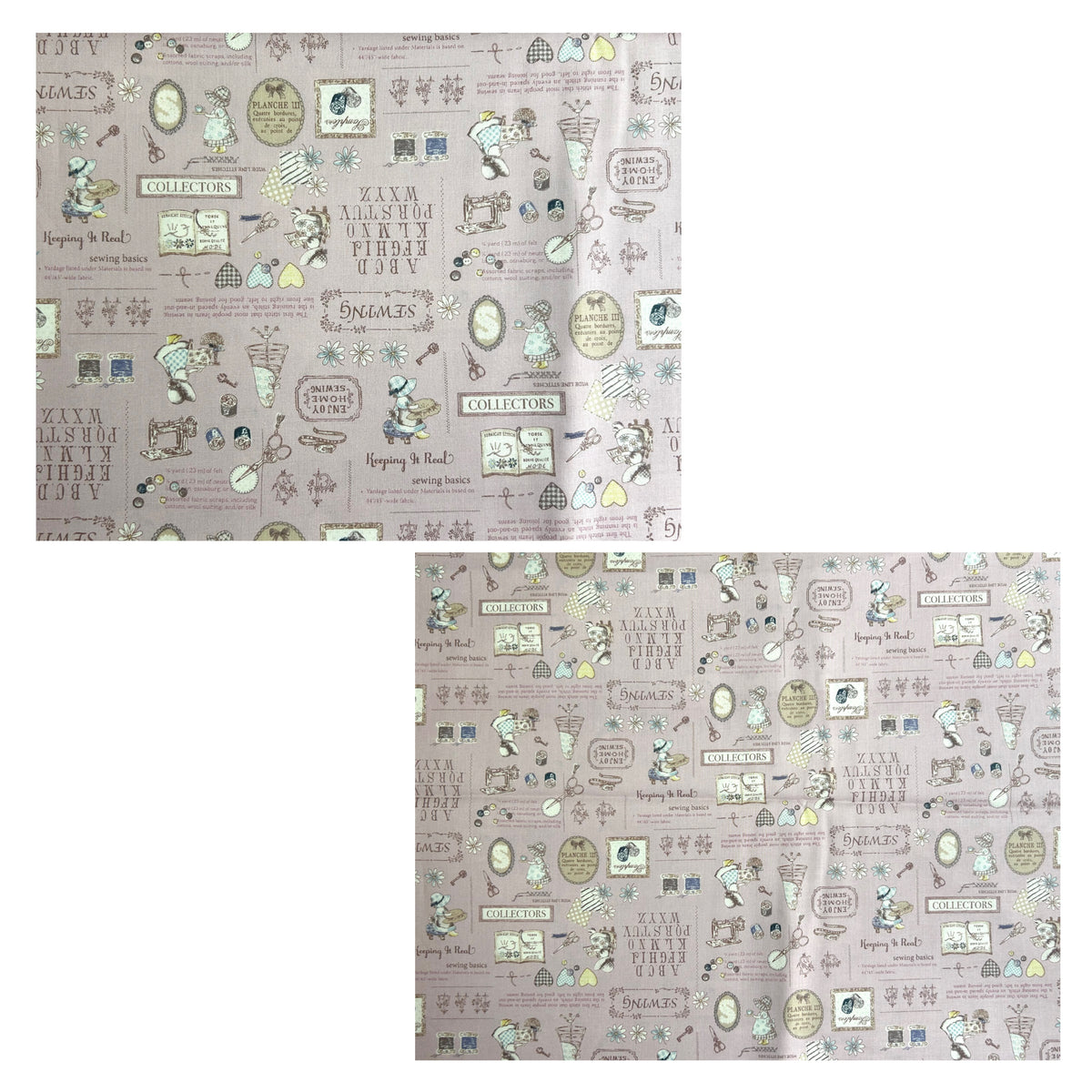Japanese Cotton Fabric - Sunbonnet Sue (B)