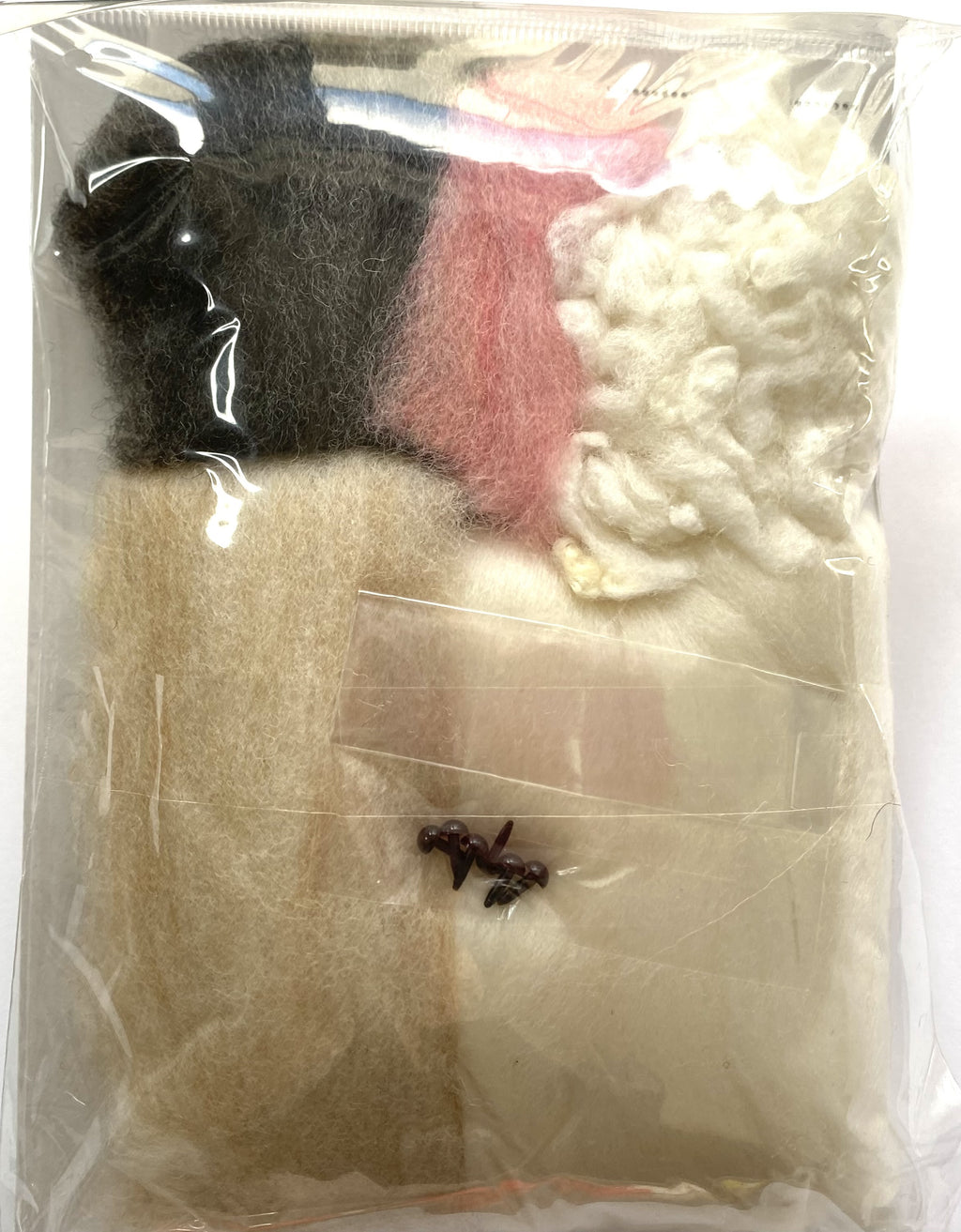 Hamanaka Needle Felting Kit – Little Friends Panda, Sheep & Rabbit (English & Japanese Instructions)