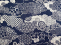 Sevenberry Japanese Cotton Fabric – Kumotori Clouds, Uneven Thread Cloth