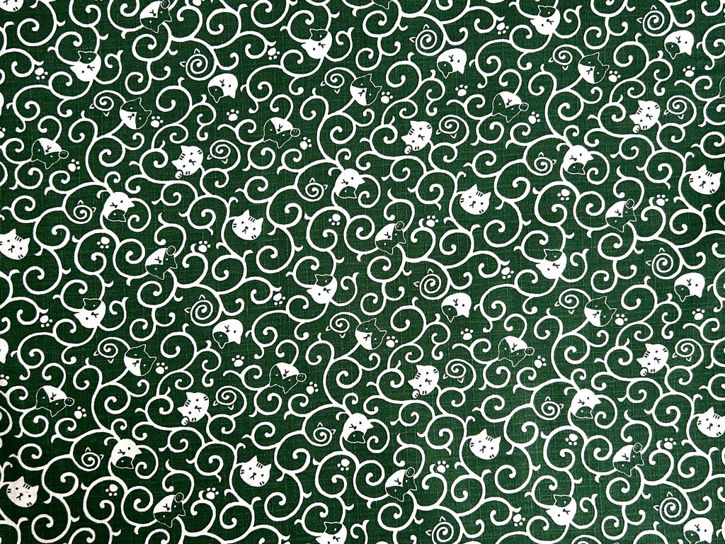 Japanese Cotton Dobby Fabric – Fukufuku Cats