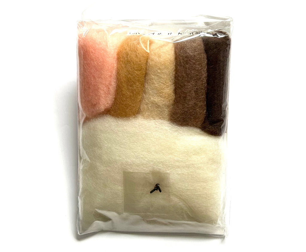 Hamanaka Needle Felting Kit – Cat Doughnut Shop (Japanese Instructions Only)
