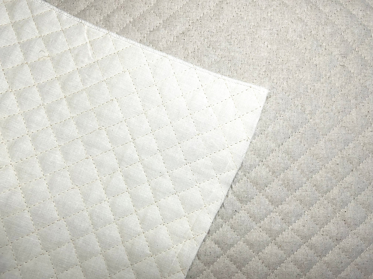 Japanese Quilted Cotton Linen Fabric