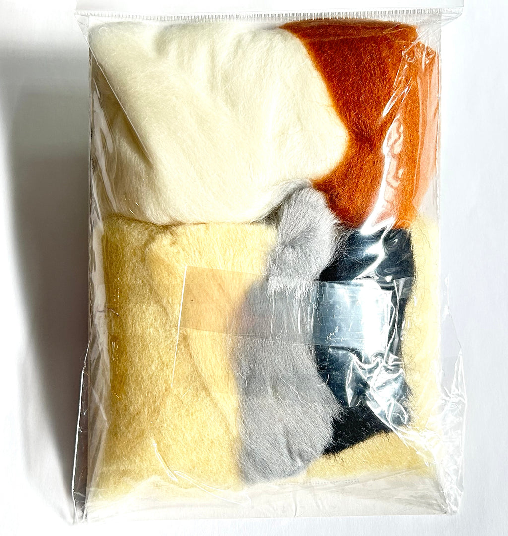 Hamanaka Needle Felting Kit – Baby Seal & Pretzel (Japanese Instructions Only)