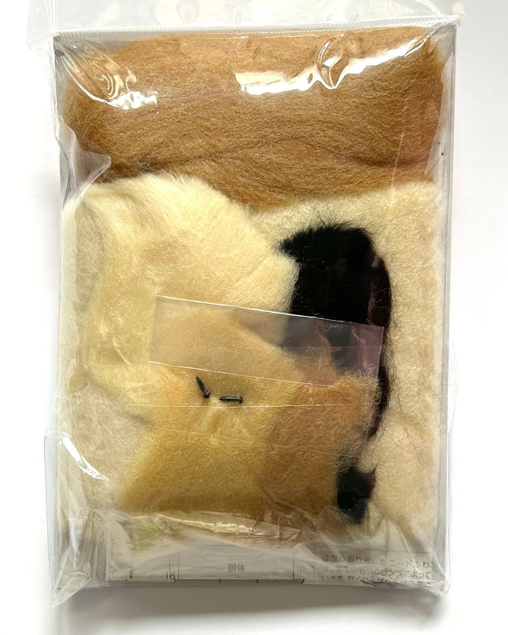 Hamanaka Needle Felting Kit – Brown Bear & Melon Bread (Japanese Instructions Only)