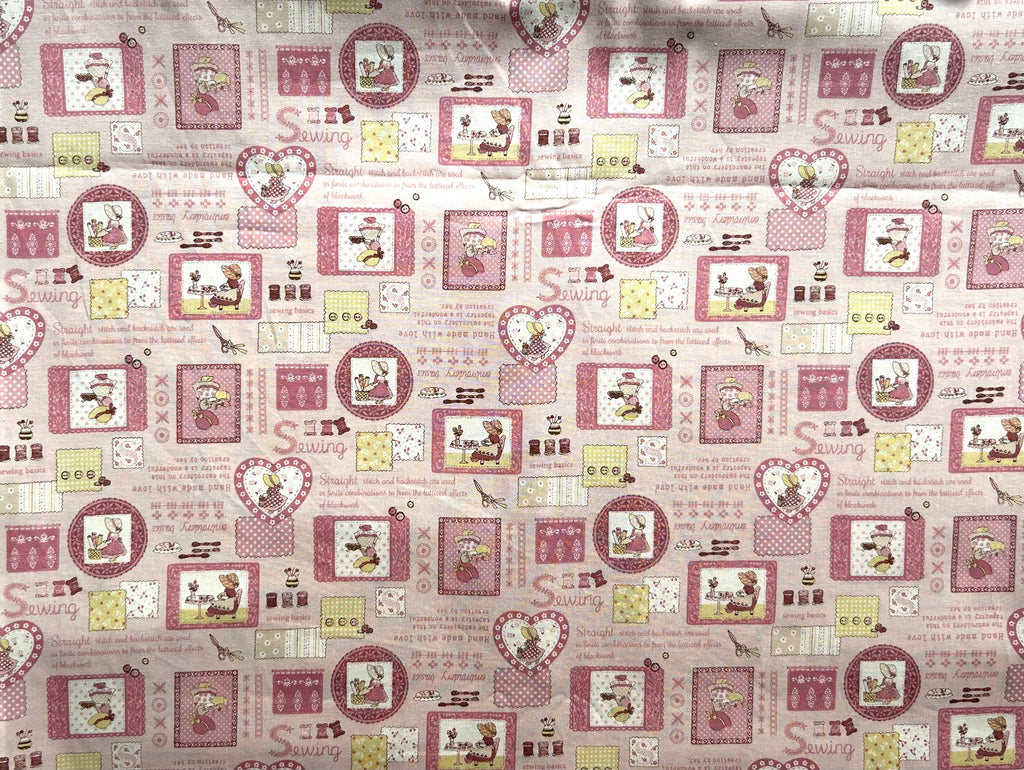 Japanese Cotton Fabric – Sun Bonnet Sue (A) Sewing & Embroidery