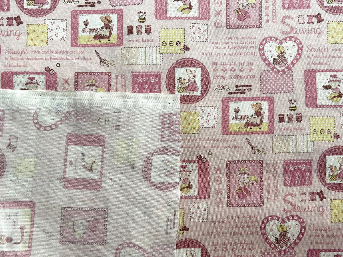Japanese Cotton Fabric – Sun Bonnet Sue (A) Sewing & Embroidery