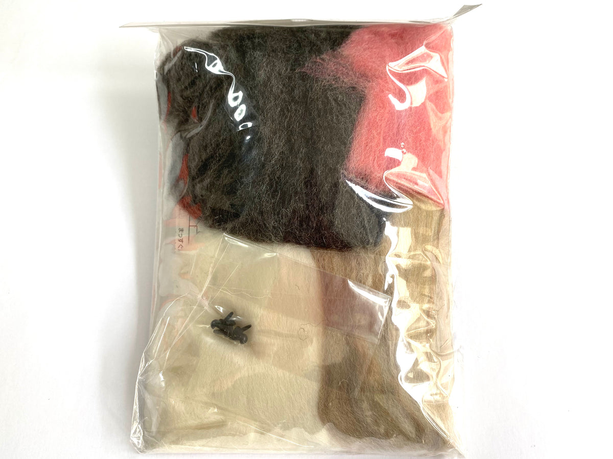 Hamanaka Needle Felting Kit – Little Friends Cats (English & Japanese Instructions)